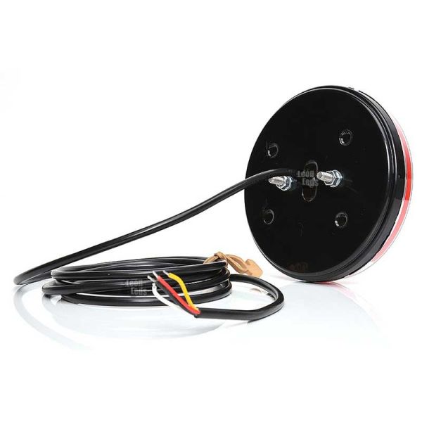 Piloto Trasero Redondo LED 3 Funciones 12 y 24 Voltios Homologado Intermitente Progresiva | LeonLeds Iluminación