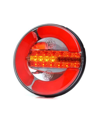 Piloto Trasero Redondo LED 3 Funciones 12 y 24 Voltios Homologado Intermitente Progresiva | LeonLeds Iluminación