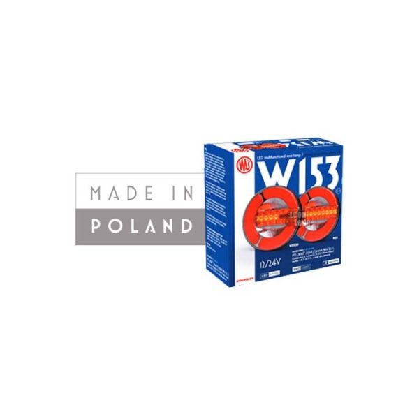 Piloto Trasero Redondo LED 3 Funciones 12 y 24 Voltios Homologado Intermitente Progresiva | LeonLeds Iluminación