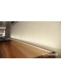 Difusor semitransparente para Tiras LED 2M Frosted ML Para Perfil A B C D G H Q W Y Z COSMO RETO J Q18 Q20 W | LeonLeds