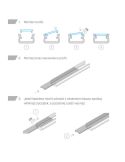 Difusor semitransparente para Tiras LED 2M Frosted ML Para Perfil A B C D G H Q W Y Z COSMO RETO J Q18 Q20 W | LeonLeds
