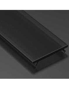 Difusor negro para Tiras LED 2M Black ML PMMA V2 Para Perfil A B C D G H Q W Y Z COSMO RETO J Q18 Q20 W...