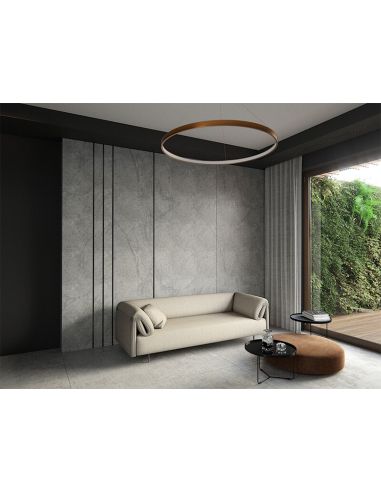 Salón con Difusor negro para Tiras LED 2M Black ML PMMA V2 Para Perfil A B C D G H Q W Y Z COSMO RETO J Q18 Q20 W...