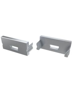 Tapa Final con Agujero para Perfil Tipo TERRA Gris 12-0144-00