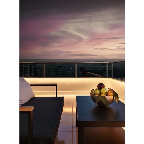 Bande LED intelligente d'extérieur 5 m FLATNEON Z, 24 W 2 000 lm, CTT 3 000 K/6 500 K RGB, IP65