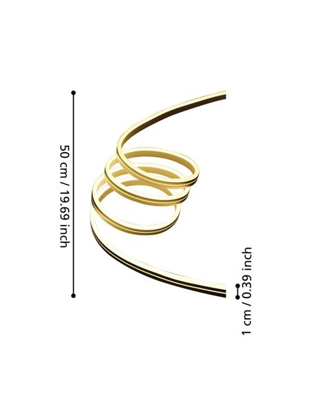 Tira LED Inteligente de exterior 3m FLATNEON Z, 21W 2000Lm, CTT 3000K/6500K RGB, IP65