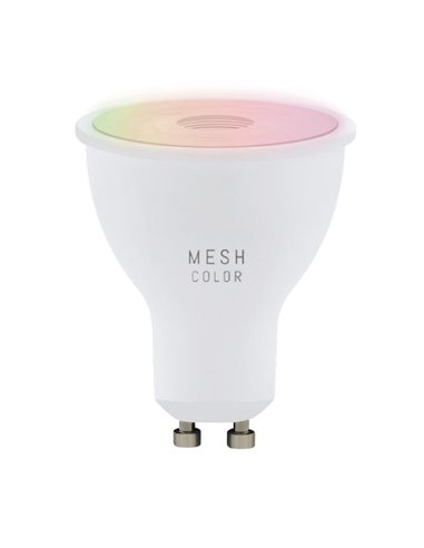 Bombilla LED inteligente GU10 CONNECT-Z, 4,9W 2700K/6500K RGB+TW, regulable en intensidad