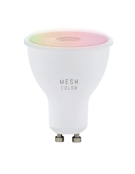 Ampoule LED intelligente GU10 CONNECT-Z, 4,9 W, 2 700 K/6 500 K, RVB + TW, à intensité variable