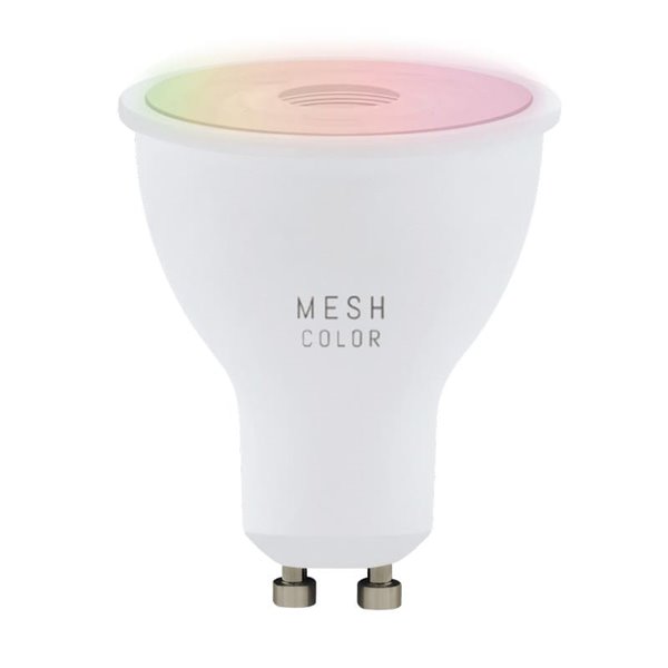 Ampoule LED intelligente GU10 CONNECT-Z, 4,9 W, 2 700 K/6 500 K, RVB + TW, à intensité variable