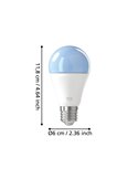 Bombilla LED inteligente E27 CONNECT-Z, 9W 2700K/6500K RGB+TW, regulable en intensidad