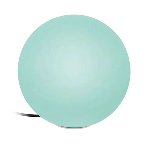 Lámpara de pie bola inteligente Ø50cm MONTEROLO-Z, CTT, RGB + control remoto, IP65