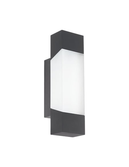 Aplique LED de pared exterior GORZANO, antracita 4,8W 550Lm 3000K, IP44