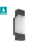 Aplique LED de pared exterior GORZANO, antracita 4,8W 550Lm 3000K, IP44
