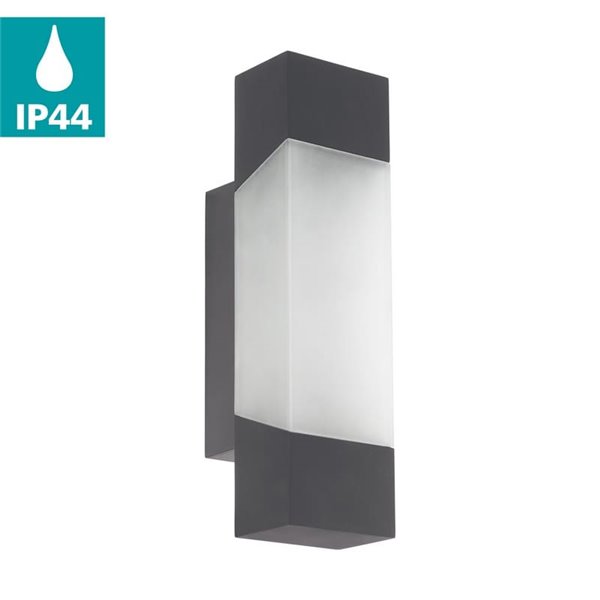 Aplique LED de pared exterior GORZANO, antracita 4,8W 550Lm 3000K, IP44