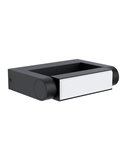Aplique LED de pared BRIANZA, con cabezal giratorio 350º, negro 4,8W 550Lm 3000K, IP44