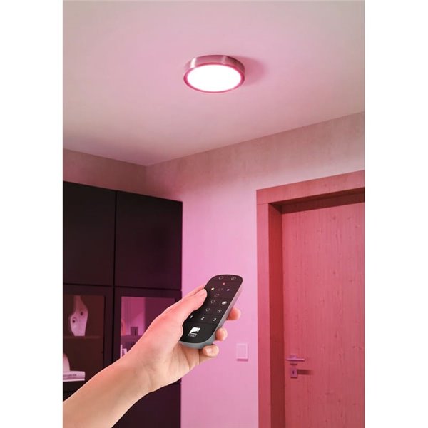 Mando de Control remoto de la gama Smart Home CONNECT-Z REMOTE, con soporte de pared y pilas incluidas