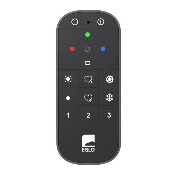 Controle remoto da linha Smart Home CONNECT-Z REMOTE, com suporte de parede e pilhas incluídas