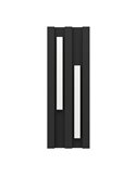 Aplique LED de pared para exterior FANDINA, negro, 2X4,2W 1000Lm 3000K, IP55
