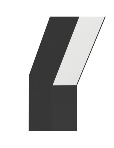 Baliza LED de zócalo exterior UGENTO, negro 2x4,5W 960Lm 3000K, IP44