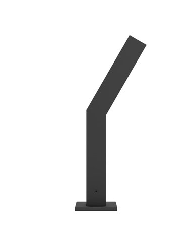 Luminária de pedestal LED para exterior UGENTO, preta, 2x4,5 W, 960 Lm, 3000 K, IP44