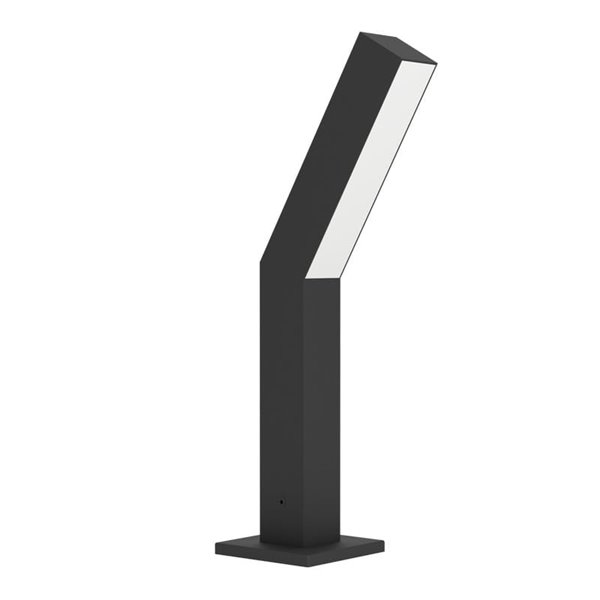 Baliza LED de zócalo exterior UGENTO, negro 2x4,5W 960Lm 3000K, IP44