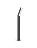 Lámpara de pie LED exterior UGENTO, de acero negro, 2x4,5W 960Lm 3000K,IP44