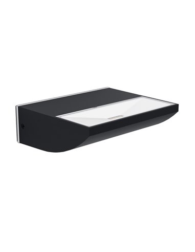 Aplique LED de pared para exteriores SORRONARO, con luz cálida hacia arriba, 10,5W 1000Lm 3000K, IP64