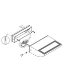 Aplique LED de pared para exteriores SORRONARO, con luz cálida hacia arriba, 10,5W 1000Lm 3000K, IP64
