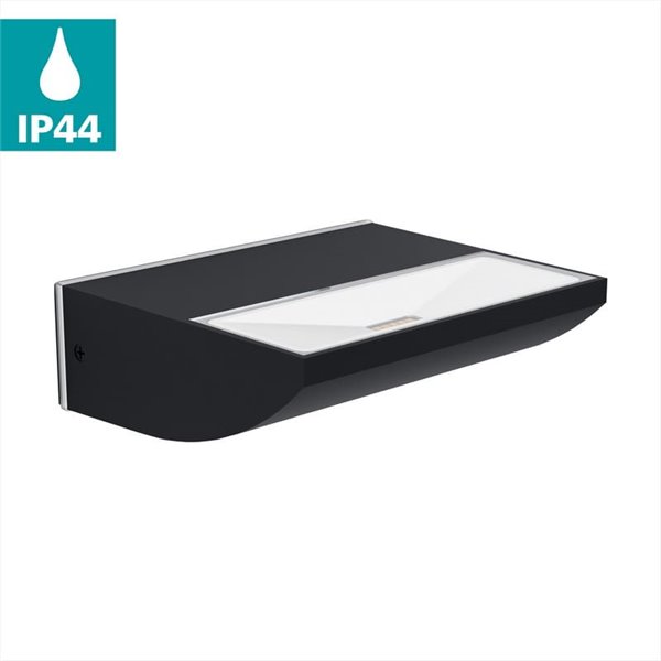 Aplique LED de pared para exteriores SORRONARO, con luz cálida hacia arriba, 10,5W 1000Lm 3000K, IP64