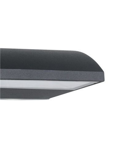 Aplique LED de pared para exteriores SORRONARO, con luz cálida hacia arriba, 10,5W 1000Lm 3000K, IP64