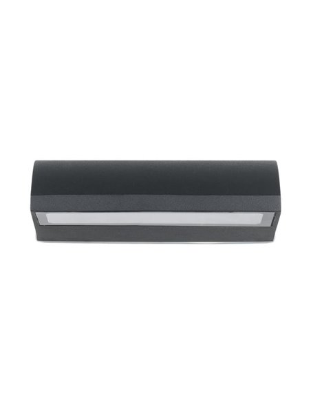Aplique LED de pared para exteriores SORRONARO, con luz cálida hacia arriba, 10,5W 1000Lm 3000K, IP64