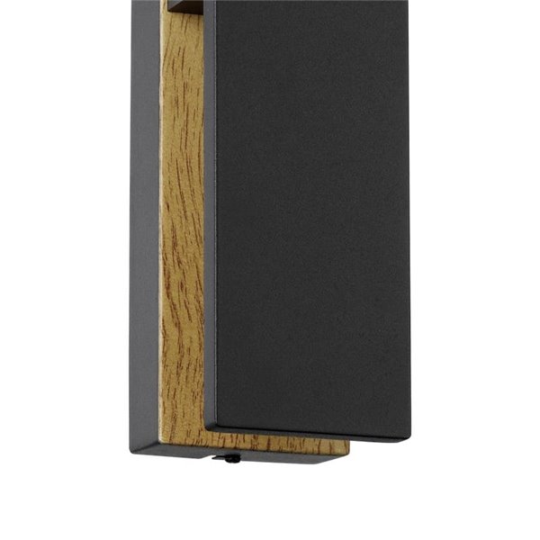 Aplique LED de pared moderno COSTORIO, con interior de madera resistente para exteriores, 11,7W 1500Lm 3000K, IP44