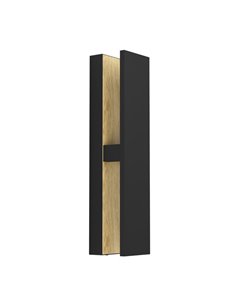 Aplique LED de pared moderno COSTORIO, con interior de madera resistente para exteriores, 11,7W 1500Lm 3000K, IP44