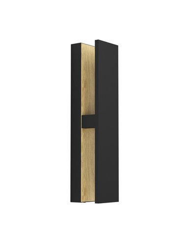 Aplique LED de pared moderno COSTORIO, con interior de madera resistente para exteriores, 11,7W 1500Lm 3000K, IP44