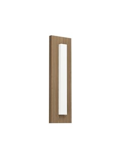Aplique de pared LED exterior BITETTO, base madera 7W 770Lm 3000K, IP44