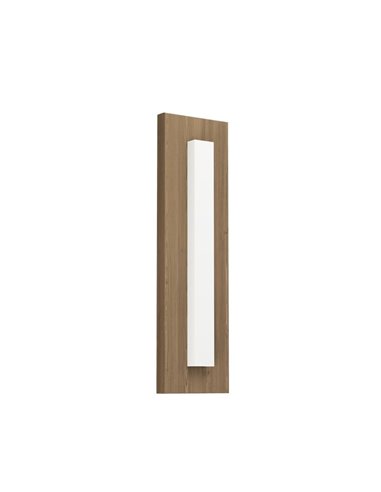 Aplique de pared LED exterior BITETTO, base madera 7W 770Lm 3000K, IP44