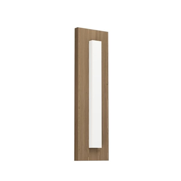 Aplique de pared LED exterior BITETTO, base madera 7W 770Lm 3000K, IP44
