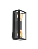 ALAMONTE 1 luminária de parede vertical, para 2 lâmpadas E27 para cima e para baixo, IP44