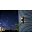 Aplique de pared vertical ALAMONTE 1, para 2 bombillas arriba y abajo E27, IP44