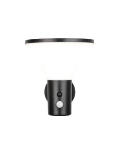 Aplique LED solar GORDA regulable, sensor oscuridad y movimiento, batería recargable 3,5W 500lm, 4000K IP44 2