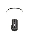 Aplique LED solar GORDA regulable, sensor oscuridad y movimiento, batería recargable 3,5W 500lm, 4000K IP44