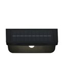 Lampe solaire LED, capteur d'obscurité, batterie rechargeable et dimmable 8W 850lm, 4000K IP44