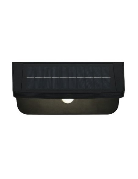 Luz solar LED, sensor escuro, bateria recarregável e regulável 8W 850lm, 4000K IP44
