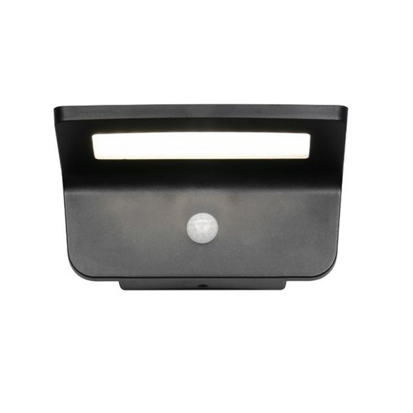 Aplique solar LED ATICO, sensor de oscuridad, batería recargable y regulable 8W 850lm, 4000K IP44