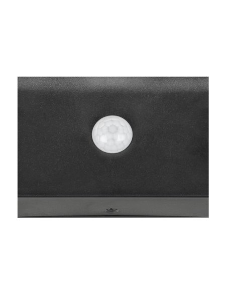 Lampe solaire LED, capteur d'obscurité, batterie rechargeable et dimmable 8W 850lm, 4000K IP44