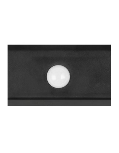 Luminária de parede solar LED redonda MORO, sensor de escuridão, bateria recarregável e regulável 8W 850lm, 4000K IP44