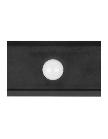 Aplique solar LED MORO redondeado, sensor de oscuridad, batería recargable y regulable 8W 850lm, 4000K IP44