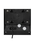Aplique solar LED MORO redondeado, sensor de oscuridad, batería recargable y regulable 8W 850lm, 4000K IP44