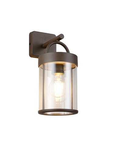 Luminária de parede estilo lanterna moderna lâmpada ALMERIA excl. 1x E27 máx. Óxido IP44 28W