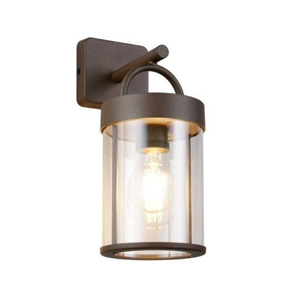 Luminária de parede estilo lanterna moderna lâmpada ALMERIA excl. 1x E27 máx. Óxido IP44 28W